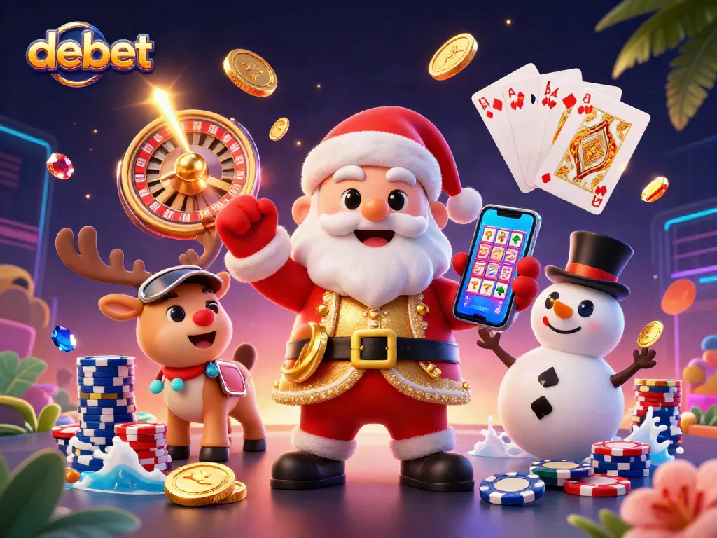Spin into action with debet's thrilling new casino scene featuring lively characters and vibrant, colorful elements.