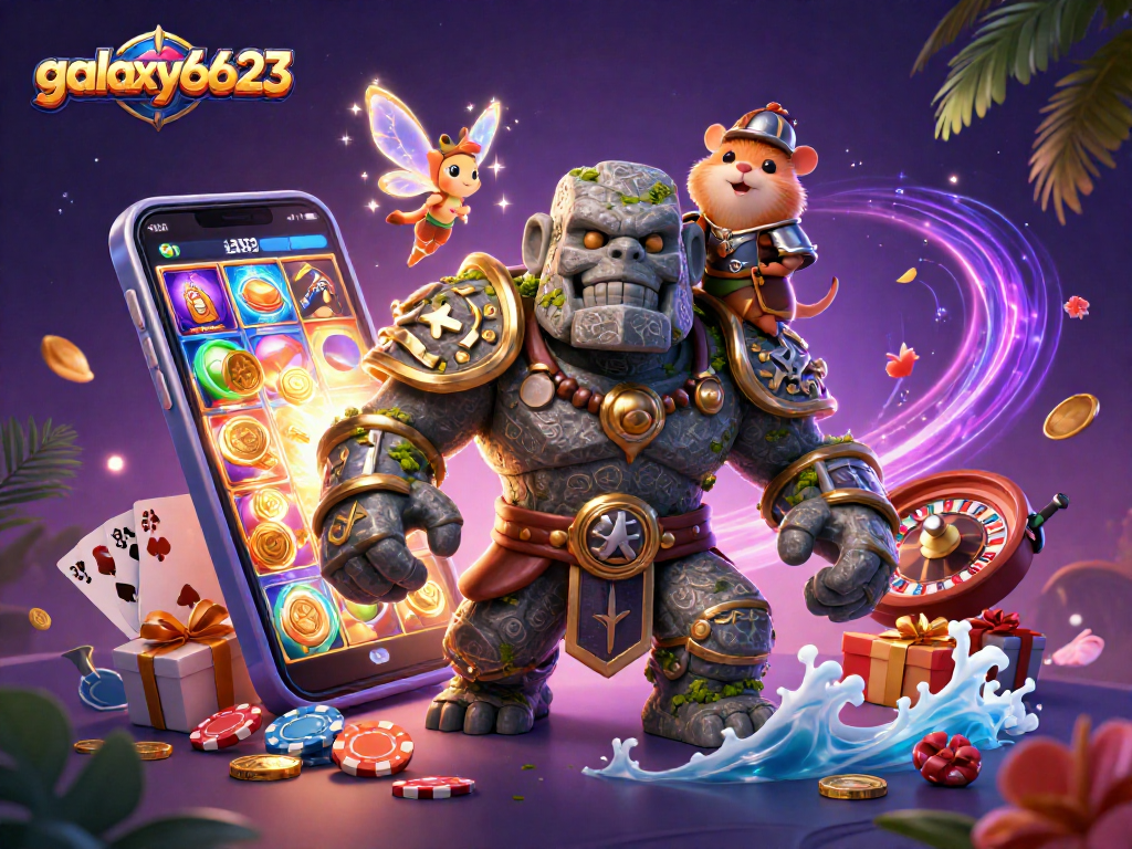 Experience galaxy6623's thrilling games with lively characters and captivating casino elements.