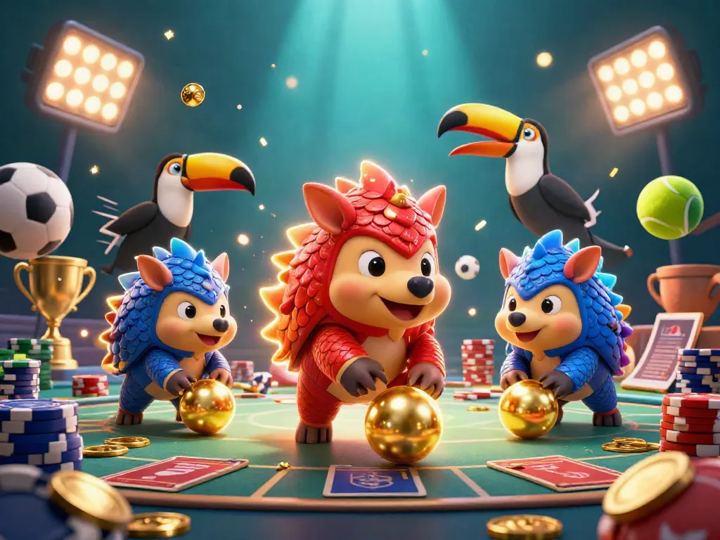 Engage in thrilling gameplay at DEBET with dynamic pangolins and sports elements.