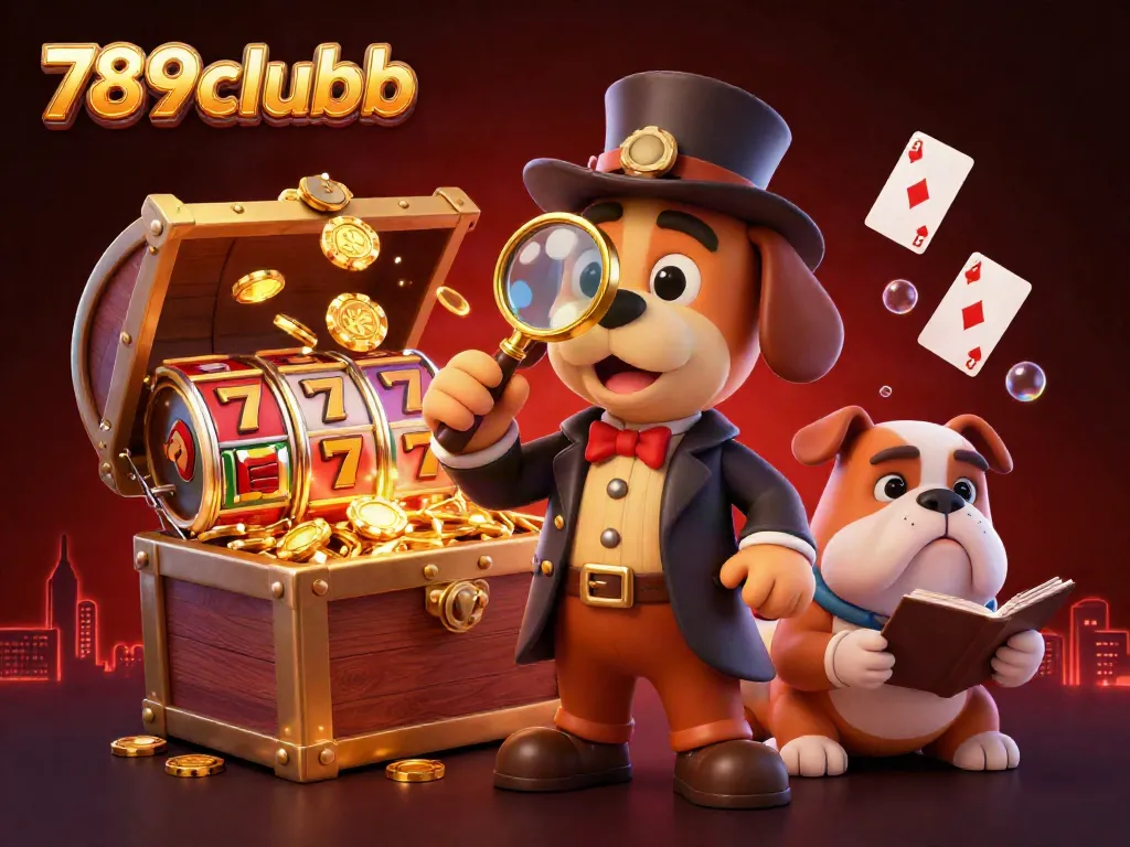 Engage in thrilling gameplay at 789clubb with vibrant slots, poker chips, and interactive casino elements!