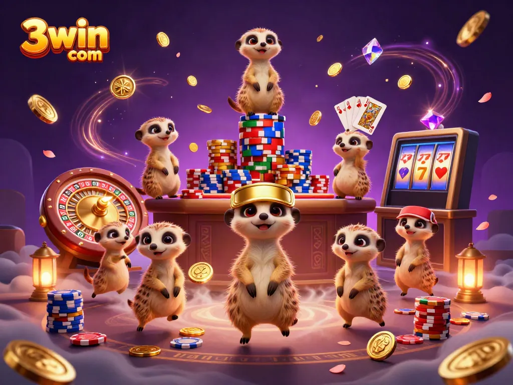 Experience the vibrant excitement of 3win com casino with meerkats featuring dynamic gambling elements and jackpots.