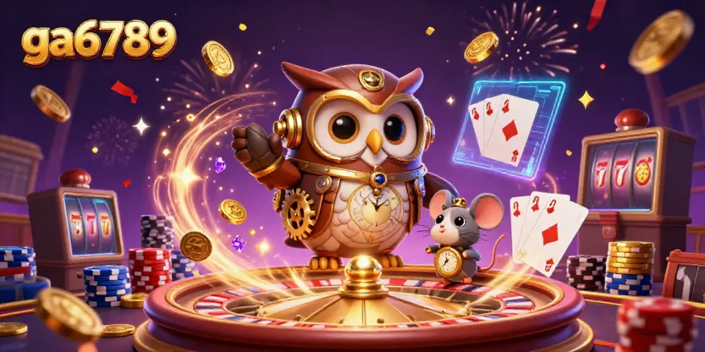 Engage in thrilling adventures at ga6789 with vibrant slot machine action and festive casino atmosphere.