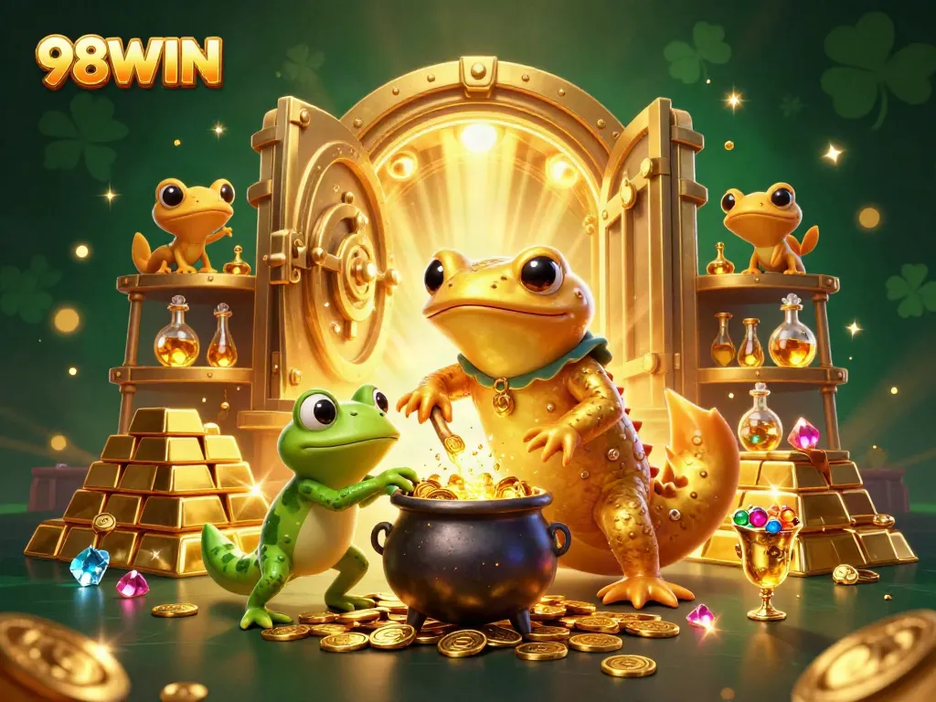 Engage with rich gameplay at 98WIN as golden elements fill the scene with excitement.