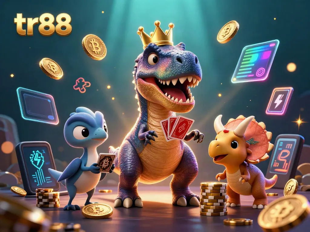 Engage in thrilling gameplay at tr88 with vibrant casino characters and dynamic elements.